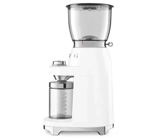 SMEG Kaffekvarn CGF11WHEU Vit - 50-tals Retro Stil
