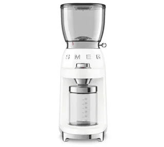 SMEG Kaffekvarn CGF11WHEU Vit - 50-tals Retro Stil