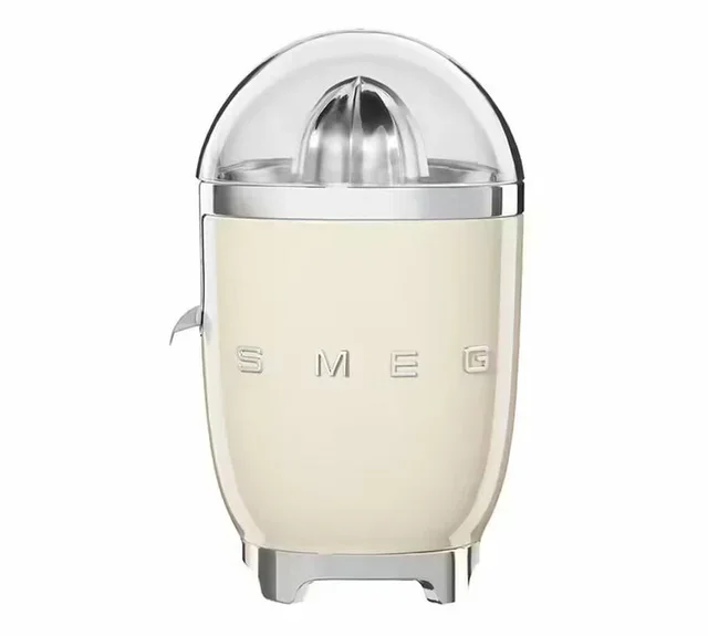 SMEG Cream Breakfast Bundle – TSF01CREU Toaster &amp; CJF11CREU Citrus Juicer