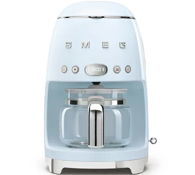 Macchina caffè filtro SMEG DCF02PBEU - Blu azzurro programmabile + omaggio