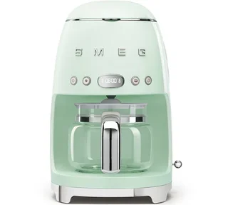 SMEG DCF02PGEU Filter Coffee Machine - Sea Green Programmable + Free Gifts