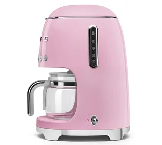 SMEG DCF02PKEU Rose Programmable Filter Coffee Maker + Free Gifts