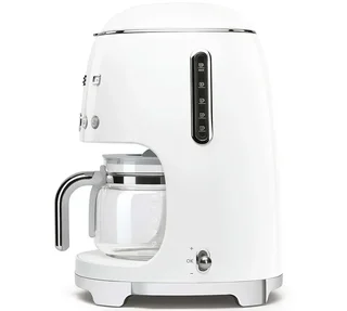 SMEG DCF02WHEU Vit Kaffebryggare Programmerbar Filter + Present