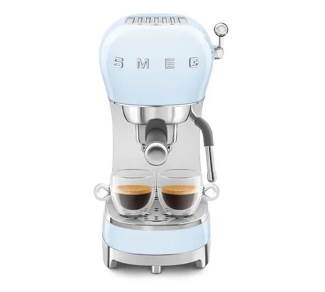 Kit SMEG ECF02PBEU + Macinacaffè CGF11PBEU - Espresso Vintage