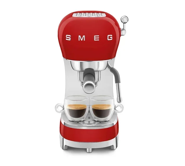 Kit SMEG ECF02RDEU + Macinacaffè CGF01RDEU