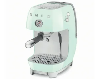 Macchina per caffè espresso SMEG ECF03PGEU, colore verde, con funzione Cold Brew.