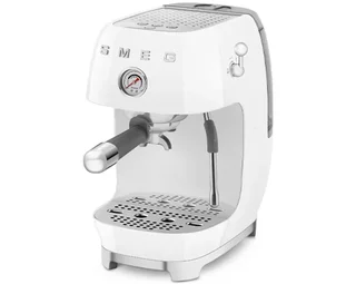 Macchina da caffè espresso SMEG ECF03WHEU, colore bianco, con funzione Cold Brew