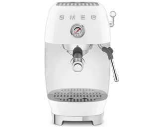 Macchina da caffè espresso SMEG ECF03WHEU, colore bianco, con funzione Cold Brew