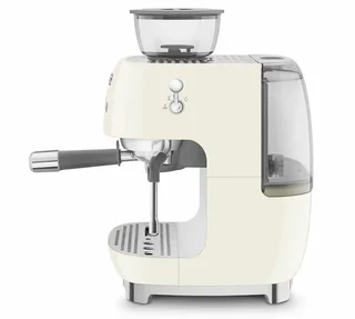 SMEG EGF03CREU Kräm 50-tal espressomaskin med inbyggd kvarn