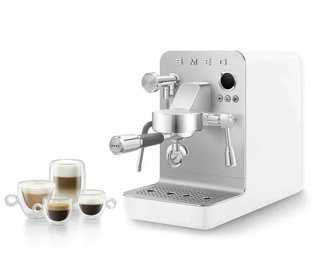 SMEG EMC02WHMEU White Manual Espresso Machine