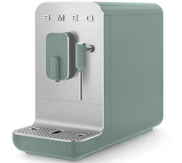 SMEG Macchina Caffè a Grani Espresso con Erogatore Vapore BCC12EGMEU - Verde Smeraldo