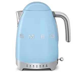 SMEG KLF04PBEU Azure Blue Kettle 1.7L - variable temperature