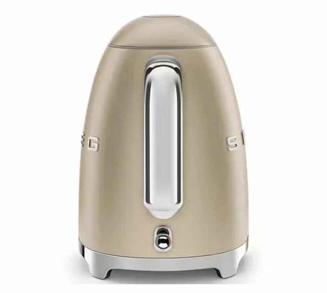 SMEG Matte Gold Breakfast Duo: TSF01CHMEU Toaster &amp; KLF03CHMEU Kettle