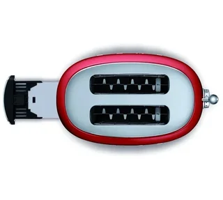 SMEG Red Breakfast Bundle - TSF01RDEU Toaster &amp; KLF05RDEU Mini Kettle