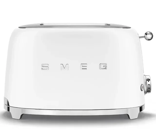 SMEG TSF01WHMEU Broodrooster Mat Wit – 2 Sneetjes