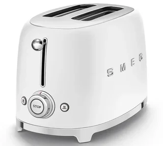 SMEG Brødrister TSF01WHMEU 2 skiver Matt hvit