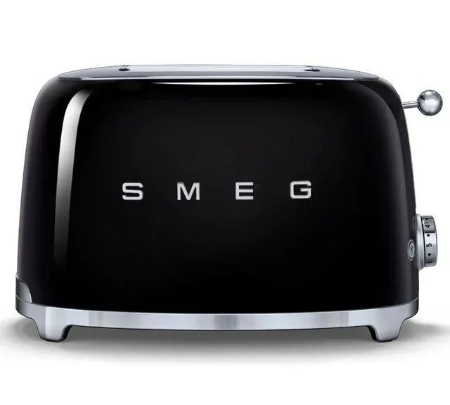 SMEG TSF01BLEU toaster - 2 kriške, crni sjajni