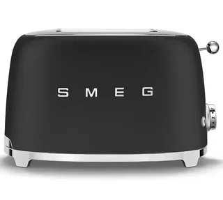 Smeg Broodrooster TSF01BLMEU - 2 Sneetjes - Mat Zwart