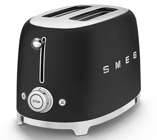 Smeg Broodrooster TSF01BLMEU - 2 Sneetjes - Mat Zwart