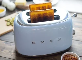 SMEG TSF01PBEU 2-Slice Toaster Pastel Blue