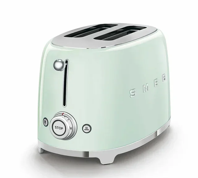 SMEG TSF01PGEU Brödrost 2 skivor - Ljusgrön