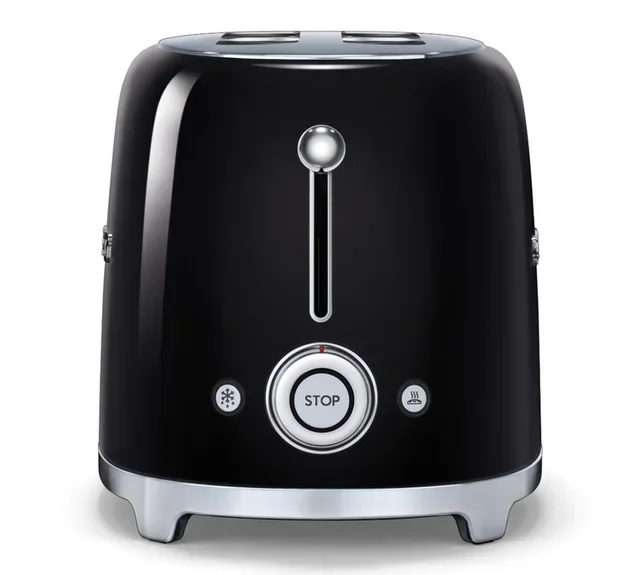 SMEG TSF02BLEU 4-Slice Toaster Black