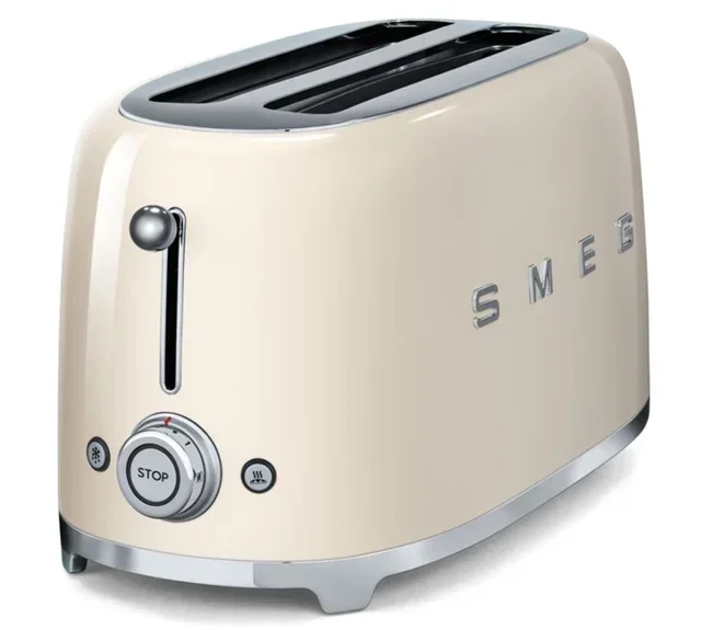 SMEG TSF02CREU Brödrost 4 skivor - Krämfinish