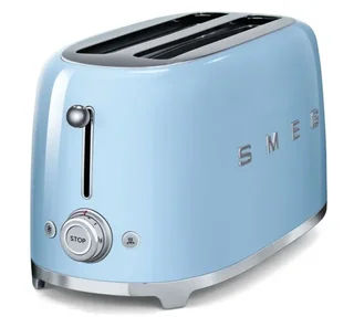 SMEG TSF02PBEU 4-Slice Toaster - Pastel Blue