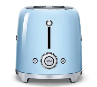 SMEG TSF02PBEU 4-Slice Toaster - Pastel Blue