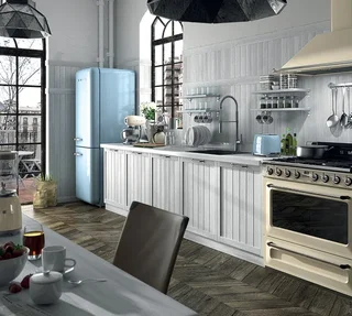 SMEG TSF02PBEU 4-Slice Toaster - Pastel Blue