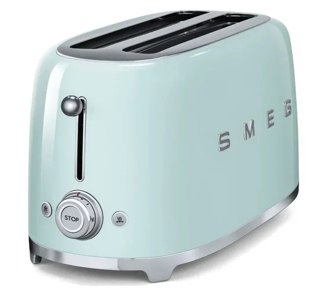 SMEG TSF02PGEU Brödroster 4 Skivor - Turkos