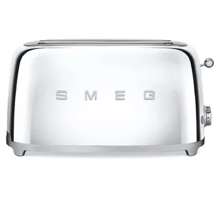 SMEG TSF02SSEU brödrost, krom, för 4 skivor.
