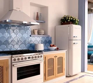 SMEG TSF02WHEU Brödrost - 4 Skivor Vit