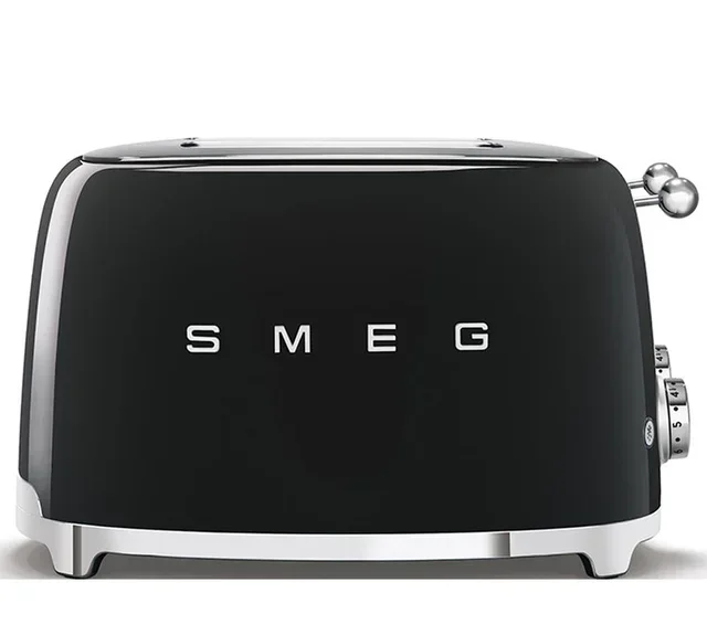 Smeg TSF03BLEU 4-Slice Toaster - Black
