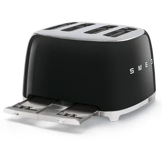 SMEG TSF03BLEU Brödrost 4 Skivor Svart
