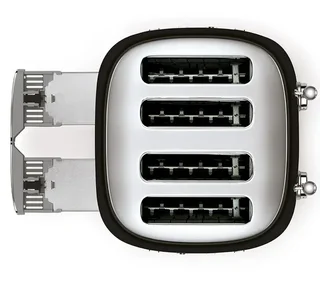 SMEG TSF03BLEU Brödrost 4 Skivor Svart