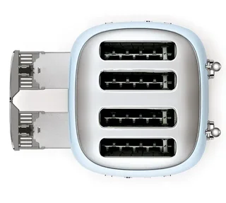 Smeg TSF03PBEU Toster na 4 kromki Błękitny