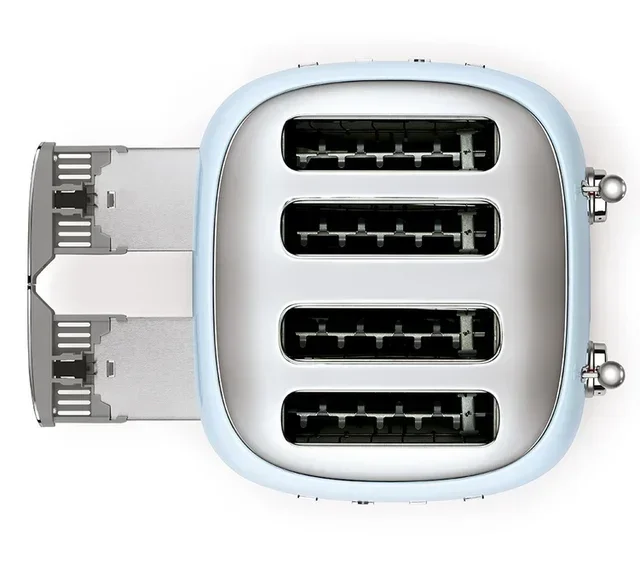 Smeg TSF03PBEU Toster na 4 kromki Błękitny