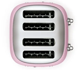 SMEG TSF03PKEU Brödrost 4 skivor - Rosa lack