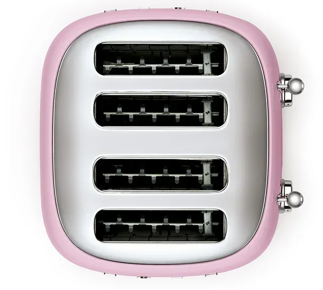 SMEG TSF03PKEU Brödrost 4 skivor - Rosa lack