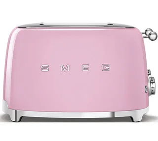 SMEG TSF03PKEU Brödrost 4 skivor - Rosa lack