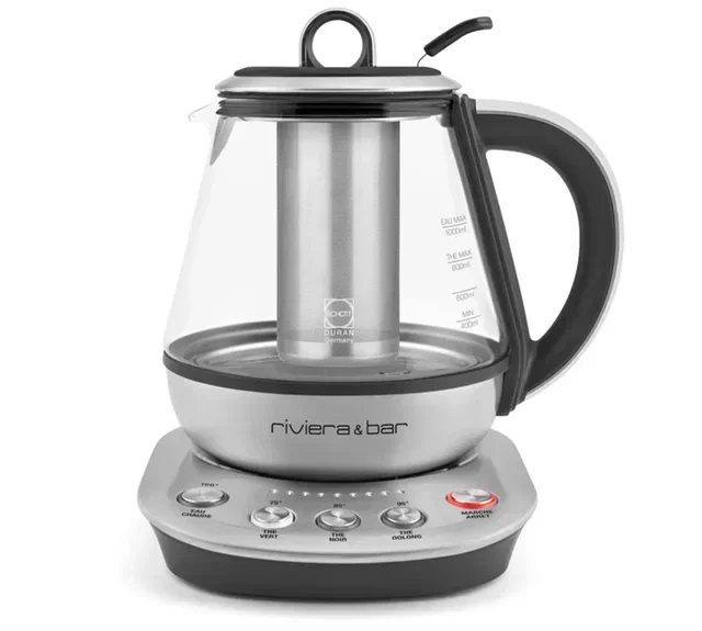 Stainless steel compact teapot BTH450 Fujian zen - Riviera&amp;Bar