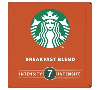 STARBUCKS 10 Capsules Compatible with Nespresso* Original Breakfast Blend