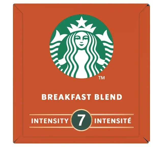 STARBUCKS 10 Capsules Compatible with Nespresso* Original Breakfast Blend