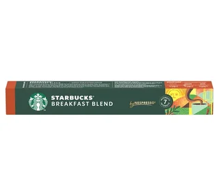 STARBUCKS 10 Capsules Compatible with Nespresso* Original Breakfast Blend