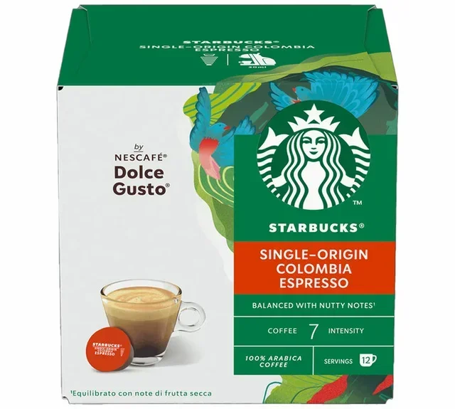 STARBUCKS – Nescafé* Dolce Gusto* Colombia -kapselit, 12 kpl