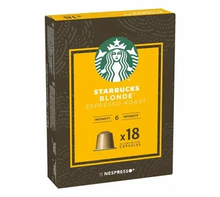 STARBUCKS Blonde Espresso Roast - 18 Nespresso* Original Compatible Capsules
