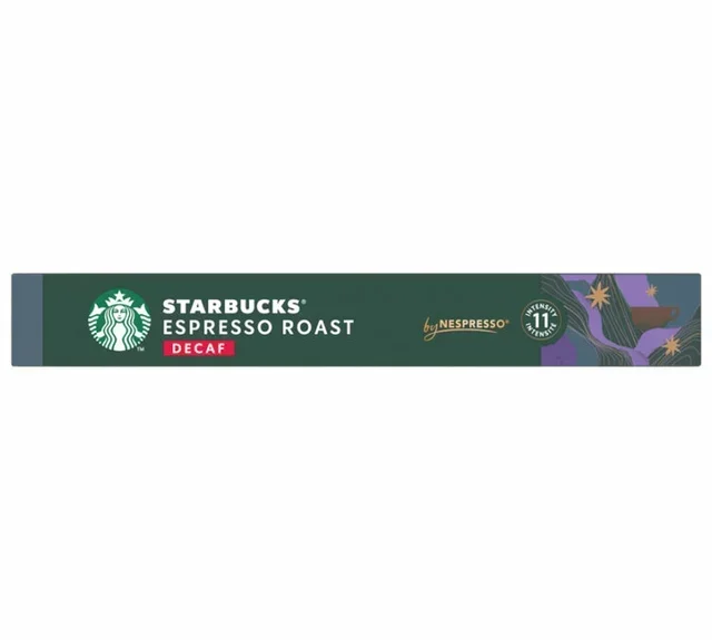 STARBUCKS Decaf Espresso -kapselit, 10 kpl, Nespresso* Original yhteensopiva