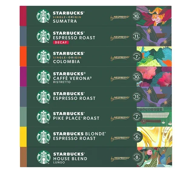 STARBUCKS Discovery Pack 80 Capsules Nespresso* Original Compatible