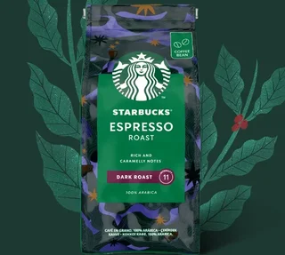 4 x 450 g - STARBUCKS Espresso Roast szemes kávébab